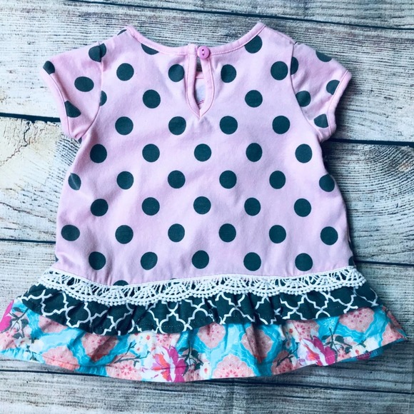 Rare Editions 6-9M Polka-Dot Summer 2pc - Picture 5 of 5
